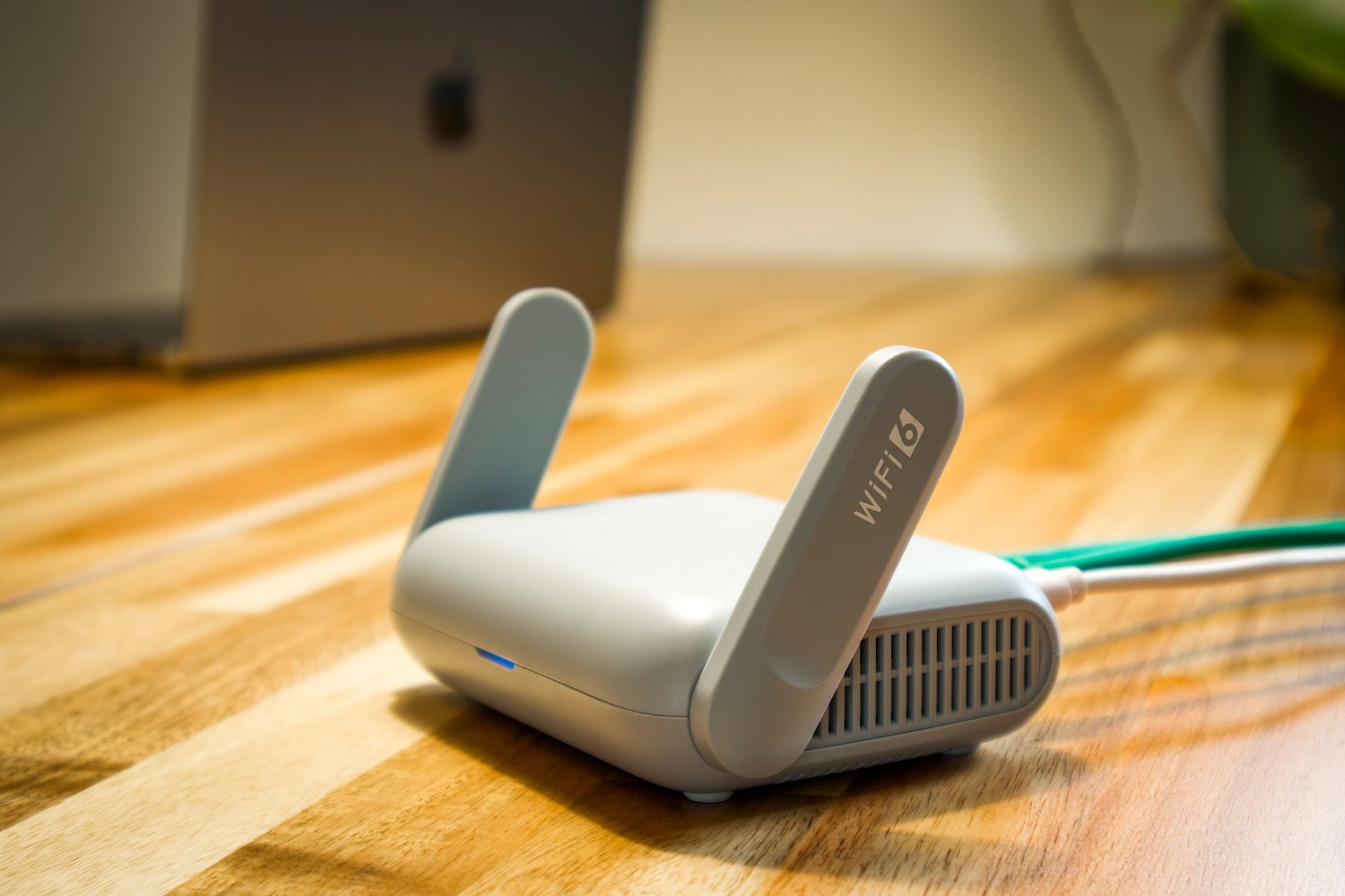 A home Wi-Fi router that joins your network to the internet